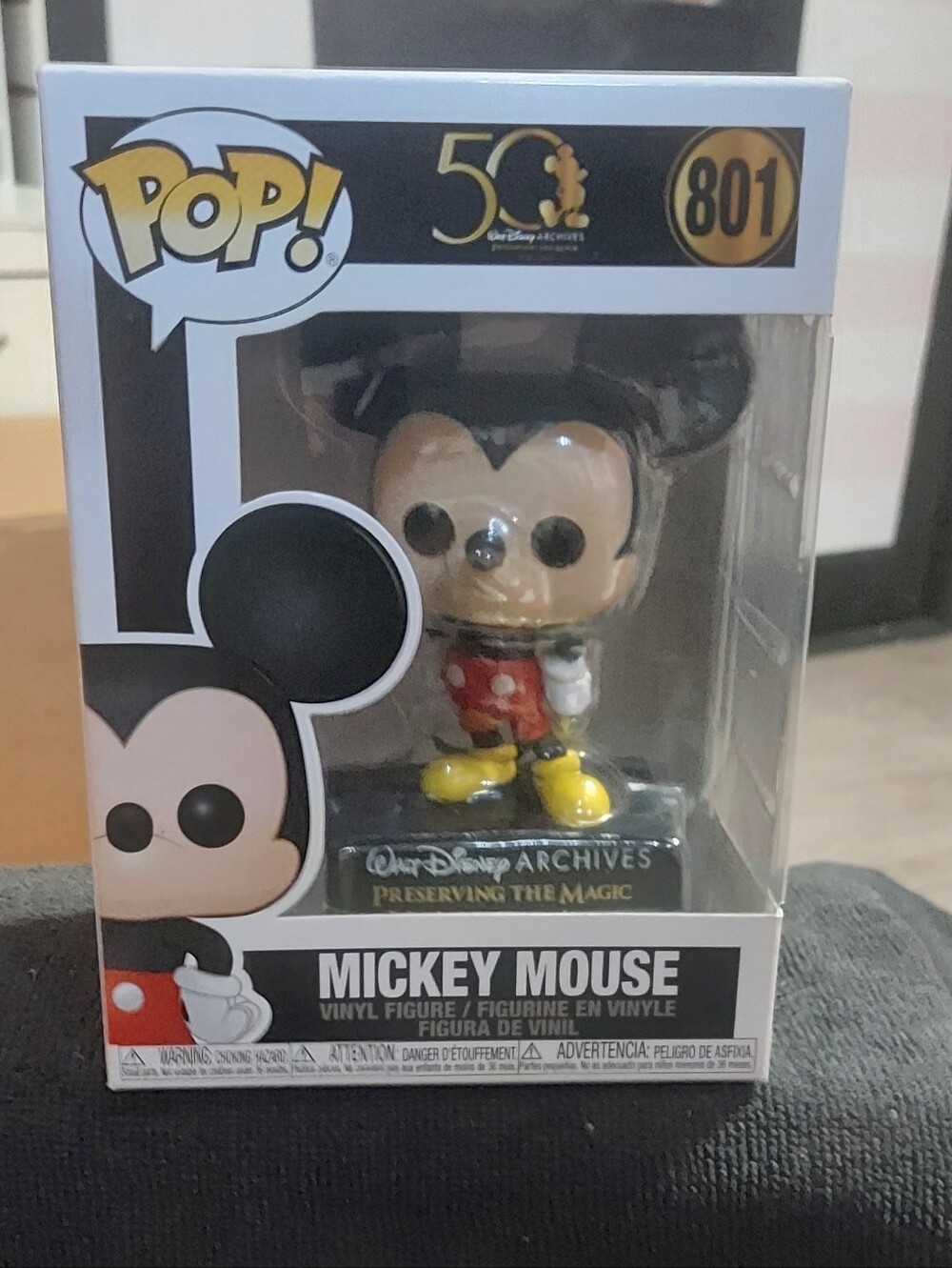 Funko Pop! Walt Disney Archives: Mickey Mouse #801 (50th Anniversary) UNOPENED